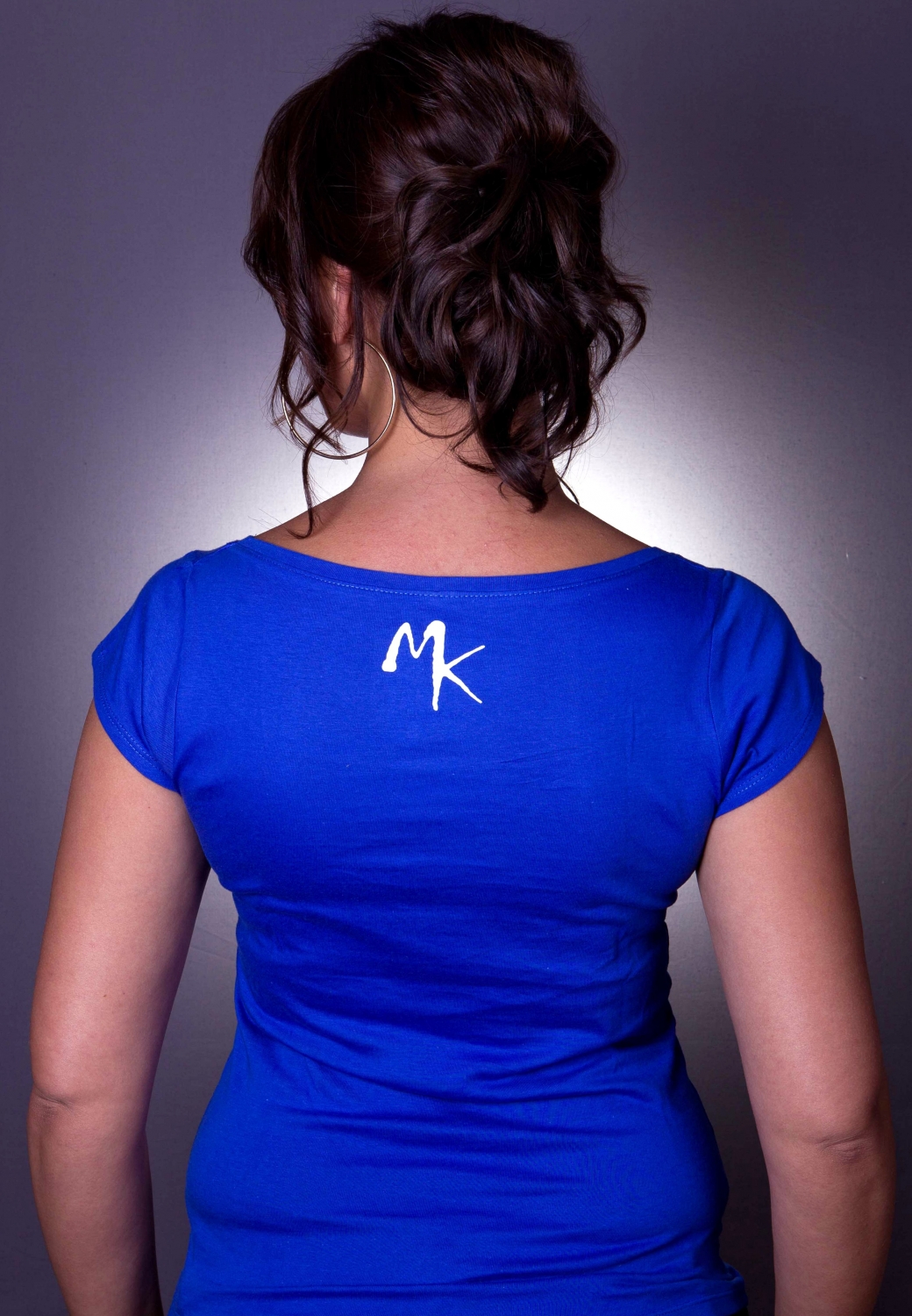 T-shirt MK BNCE  Original  Bleu col rond femme