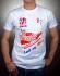 T-shirt MK BNCE " Look my shoes " Blanc