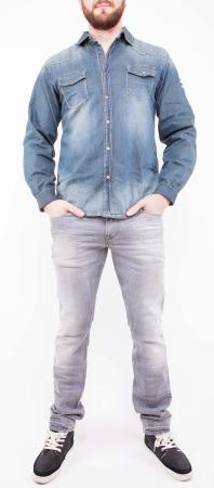 Chemise jeans - Homme - MK BNCE - Fashion - Qualité - délavé